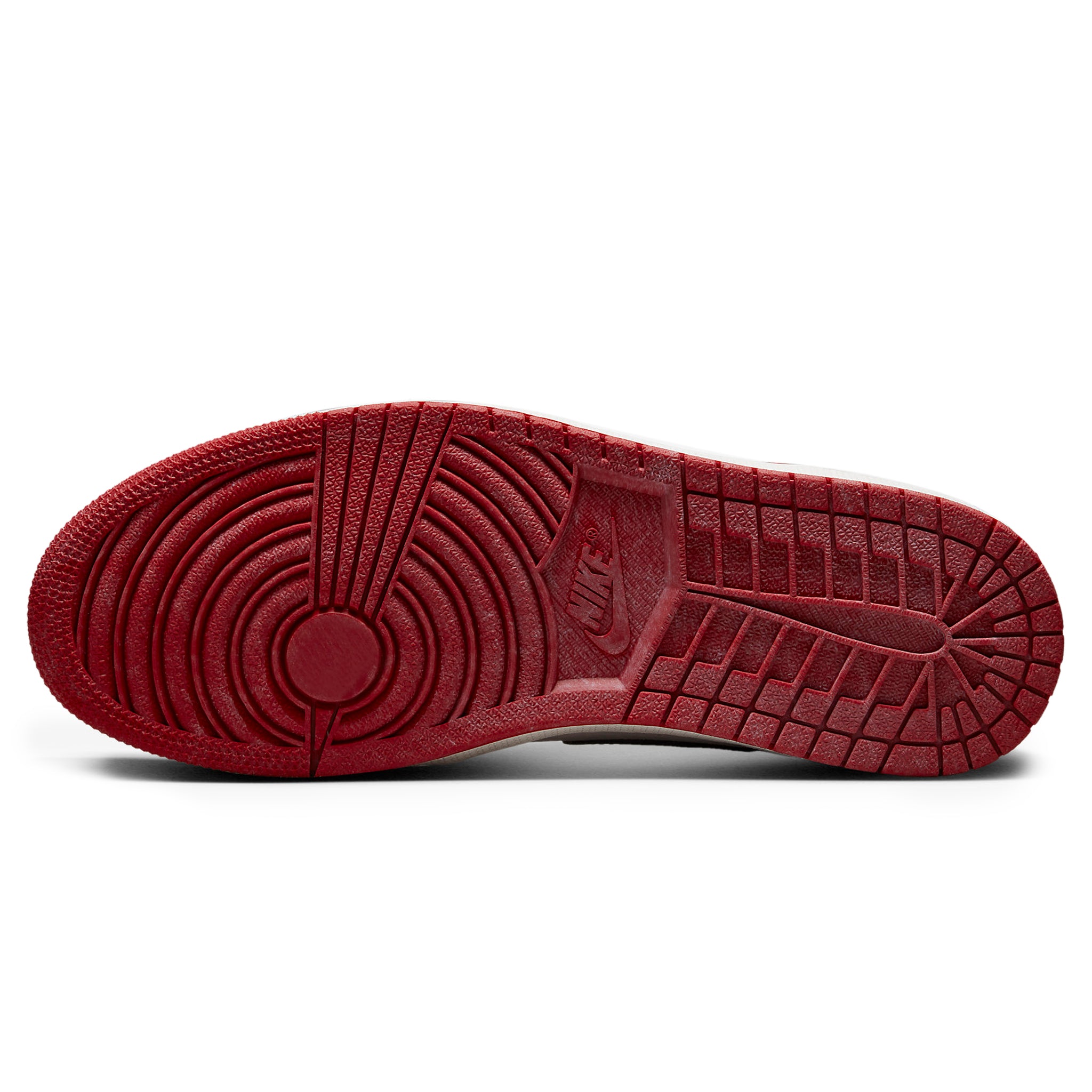 Sole view of Air Jordan 1 Retro High OG Lost And Found DZ5485-612